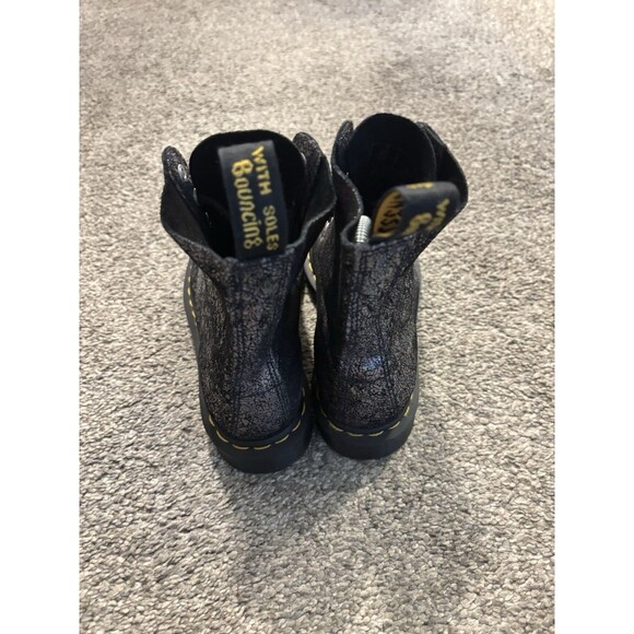Dr Martens 1460 Pascal 8 Eye Snake Metallic Boots Women’s Size 5 - Picture 4 of 7